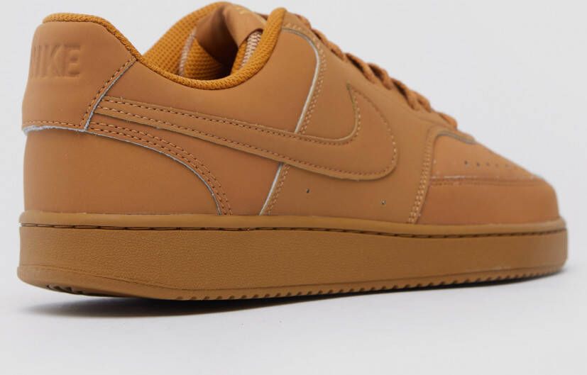 Nike court vision low sneakers geel bruin heren