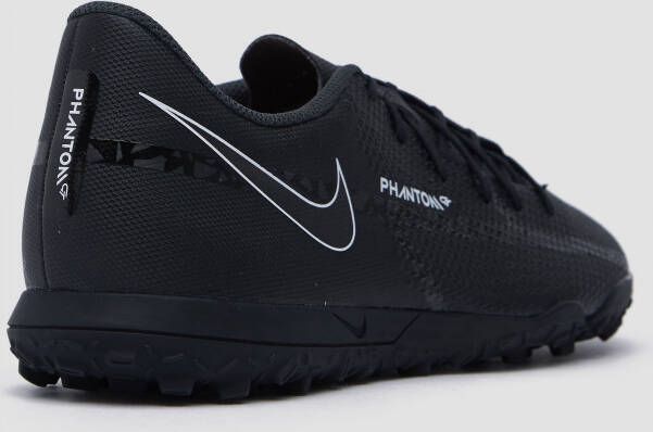 Nike phantom gt2 club tf voetbalschoenen zwart grijs