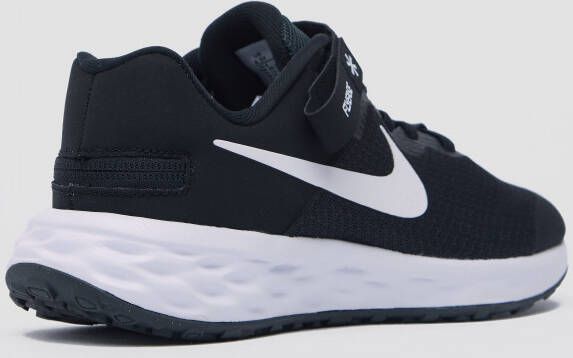 Nike revolution 6 flyease hardloopschoenen zwart wit kinderen