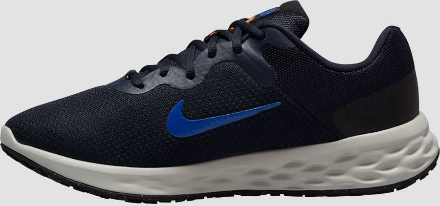 Nike revolution 6 hardloopschoenen blauw heren