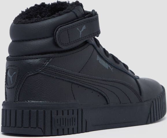 Puma carina 2.0 mid winter sneakers zwart kinderen