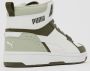 PUMA Rebound JOY Heren Sneakers Forest night- white-Desert sage - Thumbnail 6