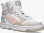 Puma Rebound v6 Mid V6 Mid sneakers wit grijs roze Imitatieleer 38 - Thumbnail 15