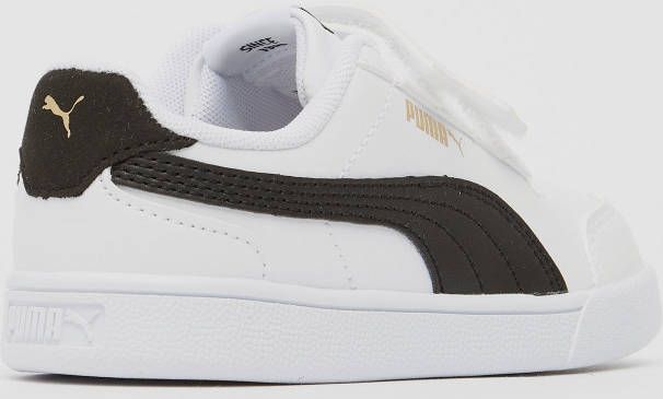 Puma shuffle sneakers wit zwart kinderen