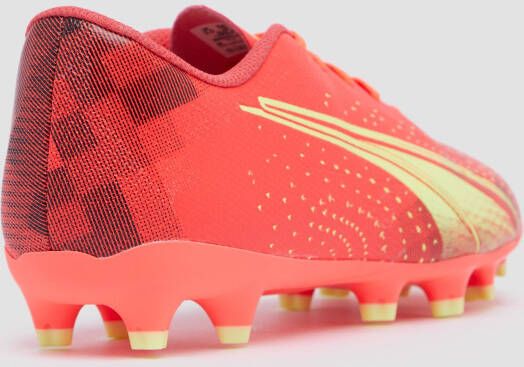 Puma ultra play fg ag voetbalschoenen rood kinderen