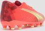 PUMA Ultra Play Gras Kunstgras Voetbalschoenen (MG) Kids Oranje Lichtgroen - Thumbnail 5