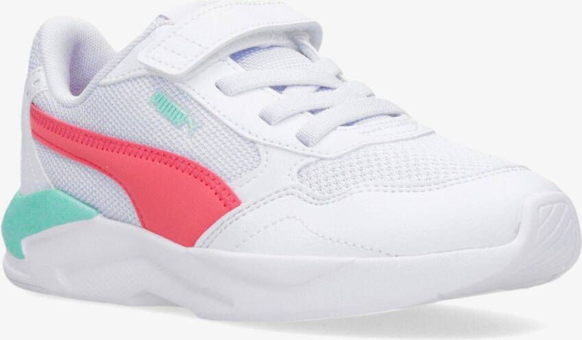 Puma x-ray speed lite sneakers wit roze kinderen