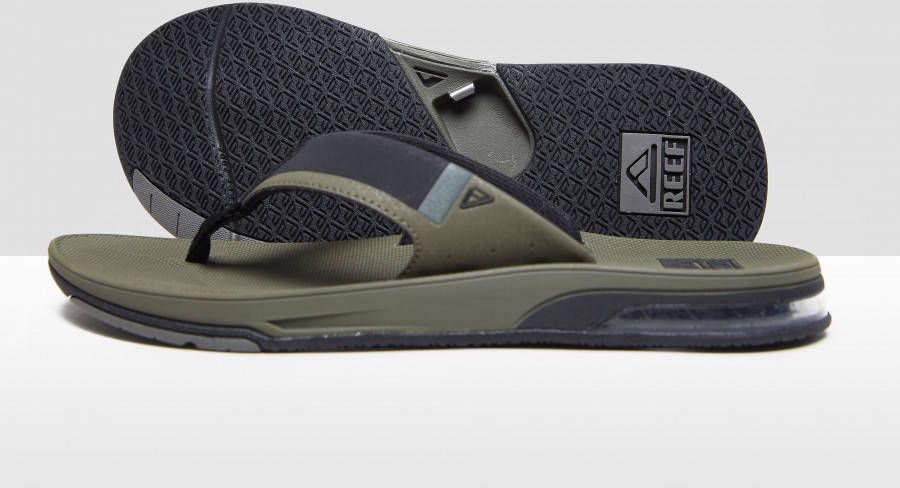 Reef fanning low 2.0 slippers groen heren