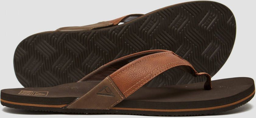 Reef newport slippers bruin heren