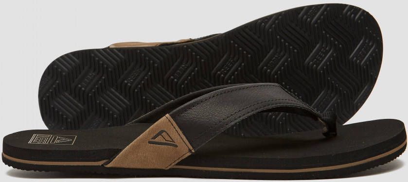 Reef newport slippers zwart heren