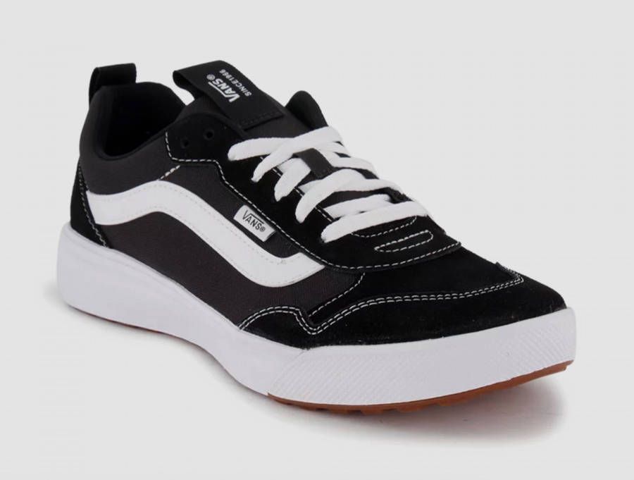 Vans range exp suède canvas sneakers zwart heren