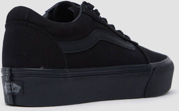 Vans ward platform sneakers zwart dames