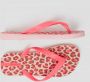 Ipanema Classic Kids teenslippers met panterprint roze - Thumbnail 6