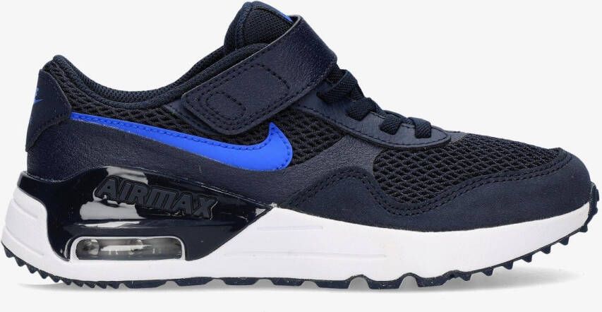 Nike air max systm sneakers wit zwart kinderen