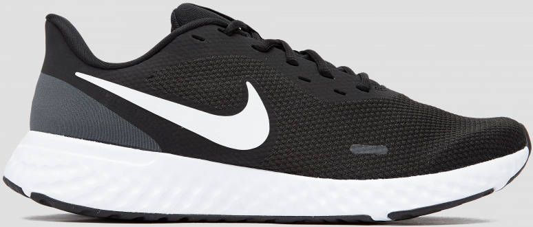 Nike revolution 5 hardloopschoenen zwart wit heren