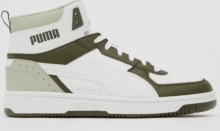 Puma rebound joy sneakers wit groen heren