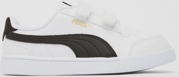 Puma shuffle sneakers wit zwart kinderen