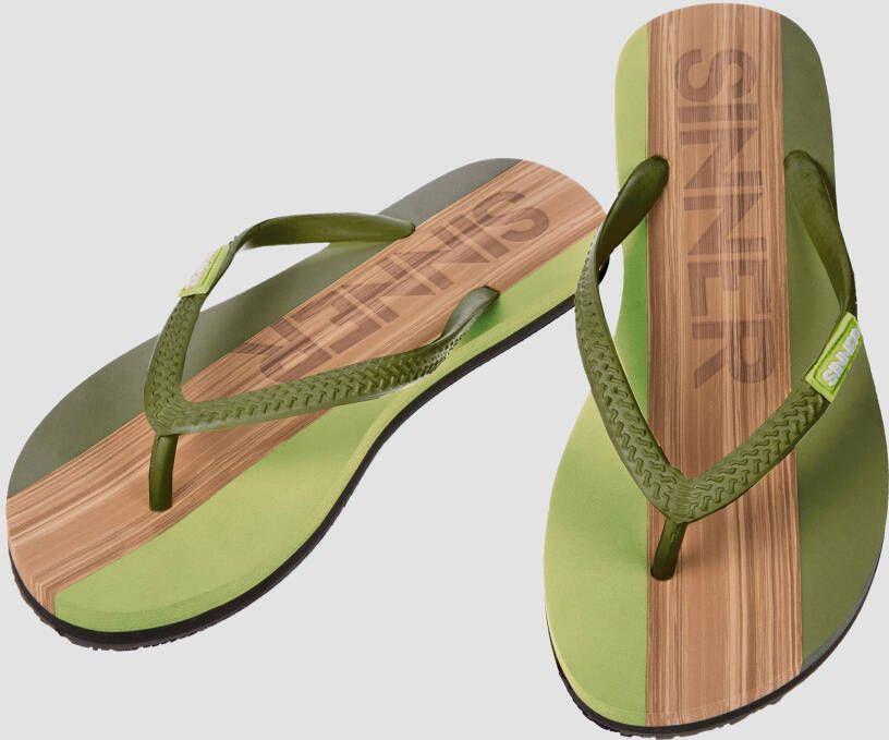 Sinner capitola slippers groen heren