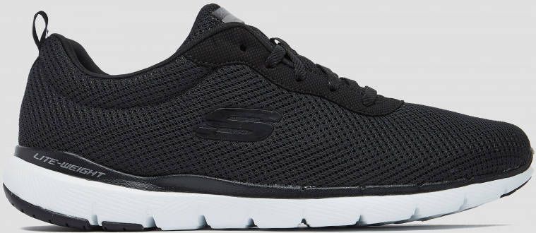 Skechers flex appeal 3.0 hardloopschoenen zwart dames