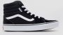 Vans Filmore Hi sneakers zwart wit Suede Effen 30.5 - Thumbnail 5