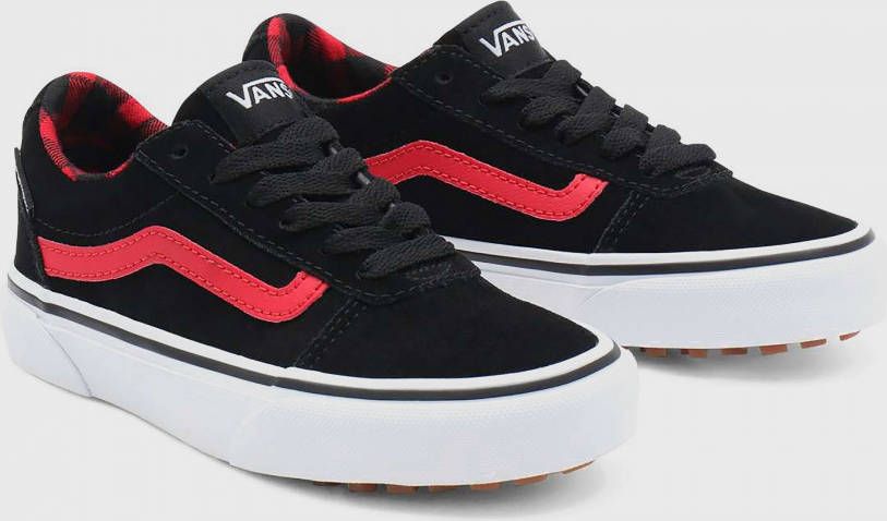 Vans ward guard suède sneakers zwart kinderen