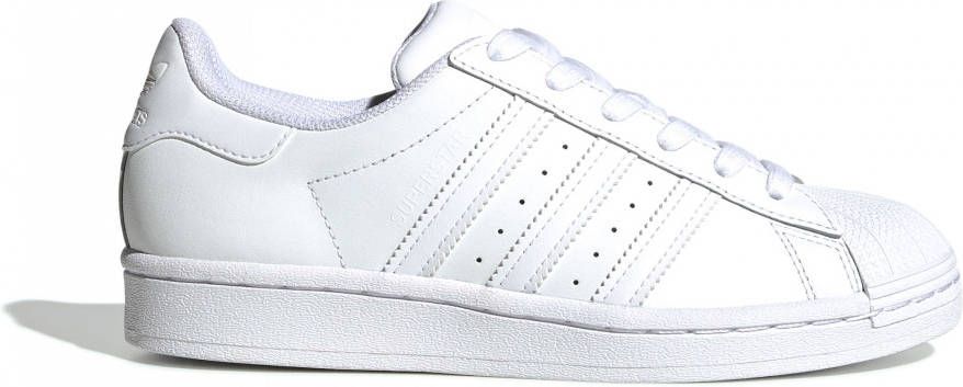 adidas superstar all white junior