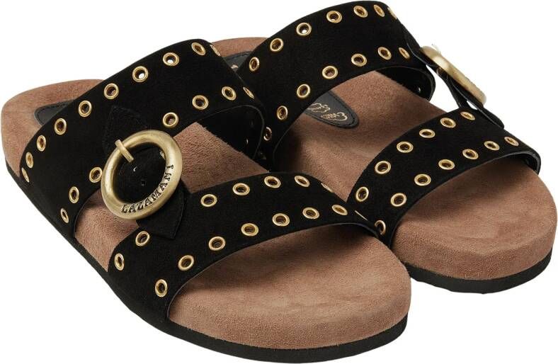 Lazamani Two Straps One Buckle Slippers Dames