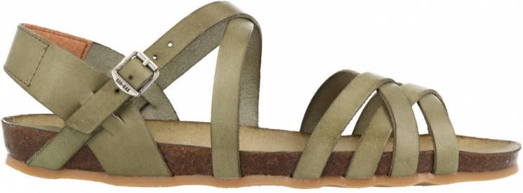 Red-Rag Groene Sandalen | 79226