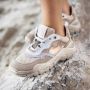 Red-Rag 13042 Lage sneakers Leren Sneaker Meisjes Beige - Thumbnail 1