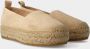 Red Rag Beige Suède Espadrilles met Plateauzool Beige Dames - Thumbnail 3