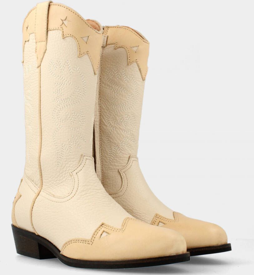 RED-RAG Beige western boots | 11242