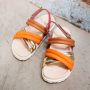 RED-RAG Cognac Sandalen | 19366 - Thumbnail 1