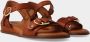 Red Rag Chique Leren Sandalen met Gouden Details Brown Dames - Thumbnail 3