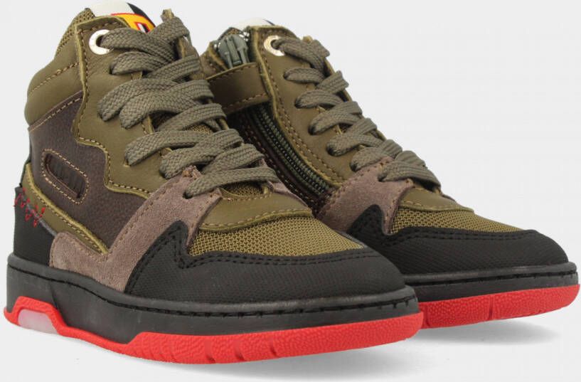 RED-RAG Hoge Groene Sneakers | 13625