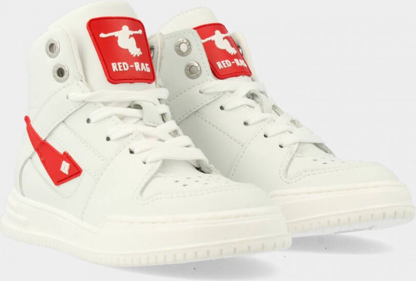 RED-RAG Hoge Witte Sneakers | Red Rag 13575