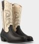 Red-rag 11242 Black Combi Fantasy Western boots - Thumbnail 1