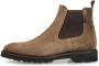 Floris van Floris van Bommel van Floris van Bommel Chelsea boots Heren Boots Laarzen Herenschoenen Suède SFM-60018 Midden bruin - Thumbnail 5