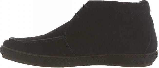 Van Bommel Veterschoen VB Casual SD DarkBlue Suede 20071 01