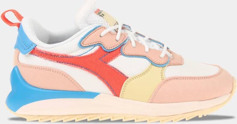 Diadora Jolly Canvas Oranje Blauw Dames