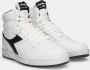 DIADORA Magic Basket Mid Icona White Black heren sneakers - Thumbnail 2