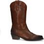 Sacha Heren Cognac leren western boots - Thumbnail 2