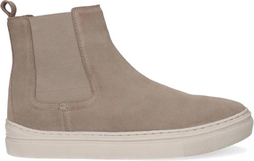 Sacha Beige suède chelsea boots