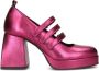 Sacha Dames Metallic roze plateau pumps - Thumbnail 2