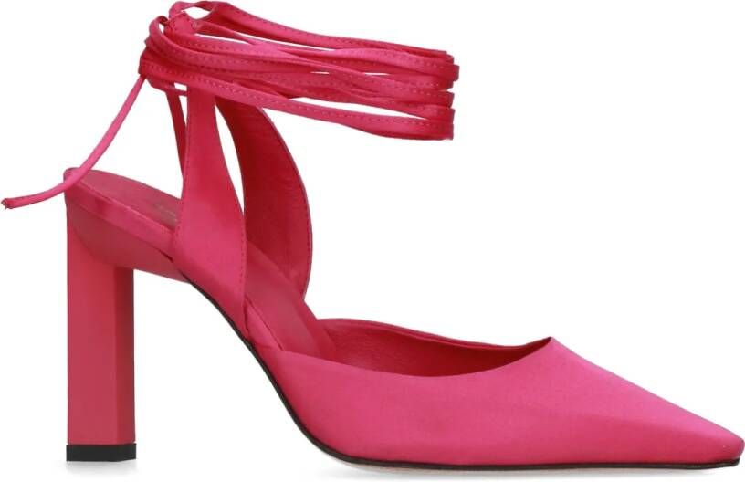 Sacha Dames Roze slingback pumps met veters - Foto 2