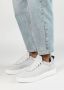 Sacha Heren Witte nubuck sneakers met blauw detail - Thumbnail 4