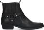 Sacha Heren Zwarte western enkelboots - Thumbnail 2