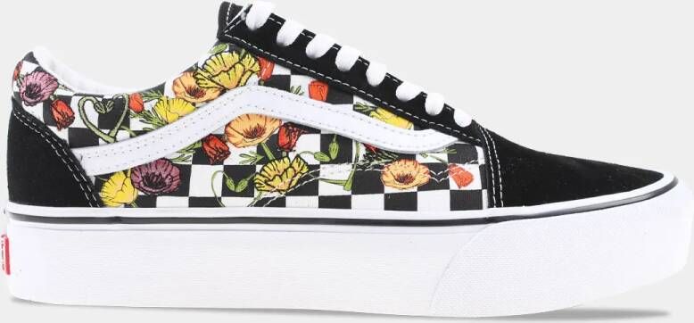 Vans Old Skool Platform Zwart Multikleuren Dames