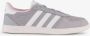 Adidas Breaknet suede dames sneakers grijs wit - Thumbnail 1