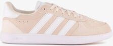 Adidas Breaknet suede dames sneakers roze wit