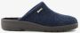 Blenzo dames pantoffels blauw Sloffen - Thumbnail 2